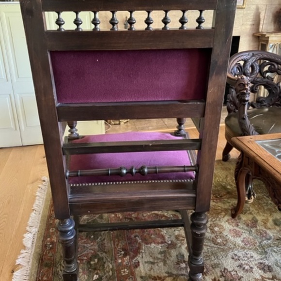 Throne Victorian armchair - Picture 6 of 7